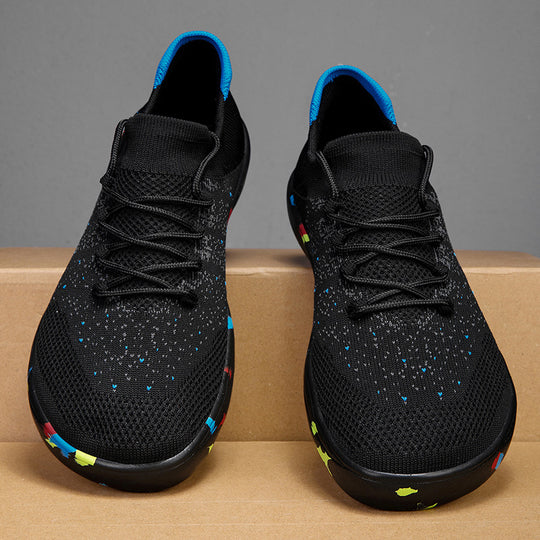Damen Freizeit-Sneaker mit atmungsaktiver Mesh-Oberfläche und stoßdämpfendem Fußbett EB