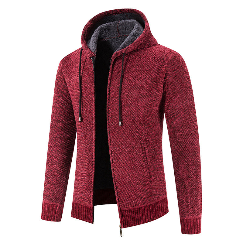 Herren Kapuzenjacke mit weichem Innenfutter und innovativem Design EB
