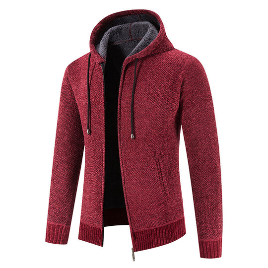 Herren Kapuzenjacke mit weichem Innenfutter und innovativem Design EB