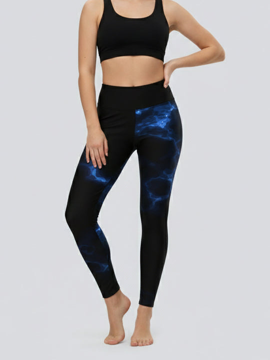 Damen Sportlegging mit stilvollem grafischen Design EB