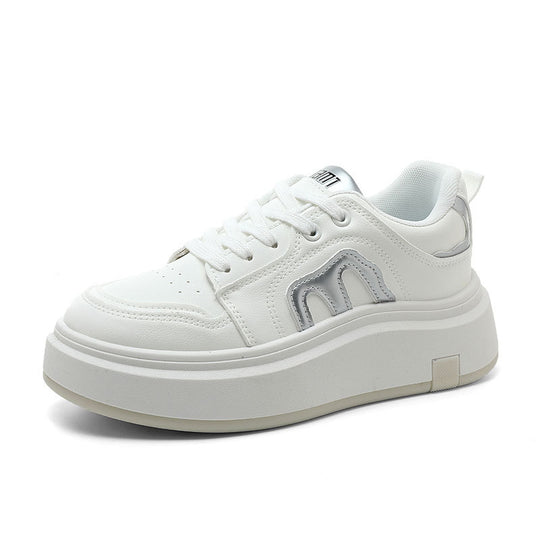 Damen Plateau Sneakers mit modernem Design und bequemer Dämpfung EB