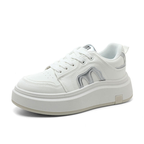 Damen Plateau Sneakers mit modernem Design und bequemer Dämpfung EB