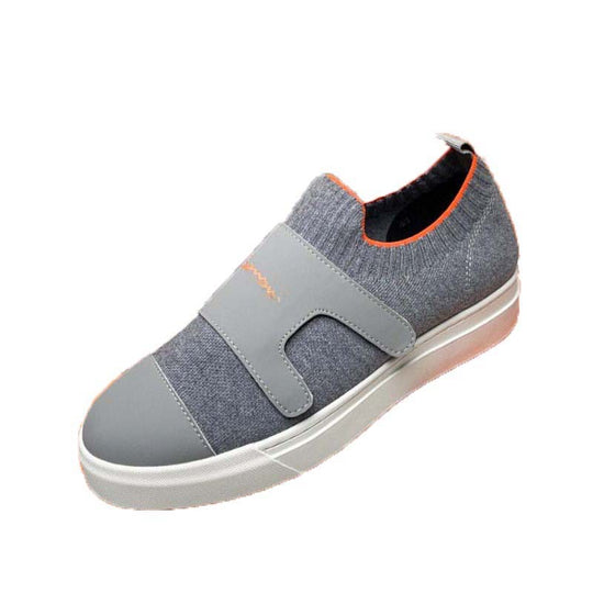 Damen Sportliche Slip-On Sneakers mit elastischem Verschluss und atmungsaktiver Oberfläche EB