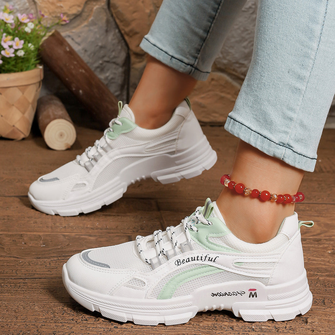 Damen Sneakers mit atmungsaktiver Mesh-Oberfläche und innovativem Dämpfungssystem EB