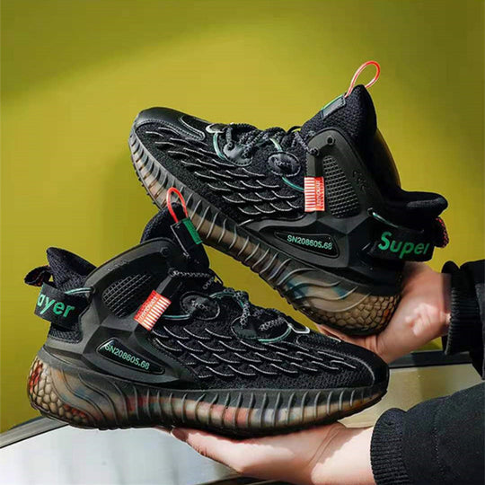 Unisex nan avantgardistischer Hybrid-Sneaker mit strukturierter Flechtapplikation und stützender Fersenbrücke EB
