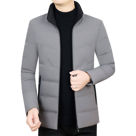 Herren gesteppte Hemdjacke mit leichter Thermofütterung EB