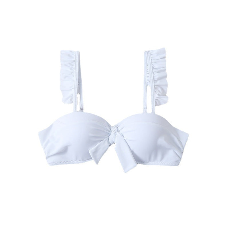 Damen Push-Up Bikinioberteil mit stilvollen Rüschendetails EB