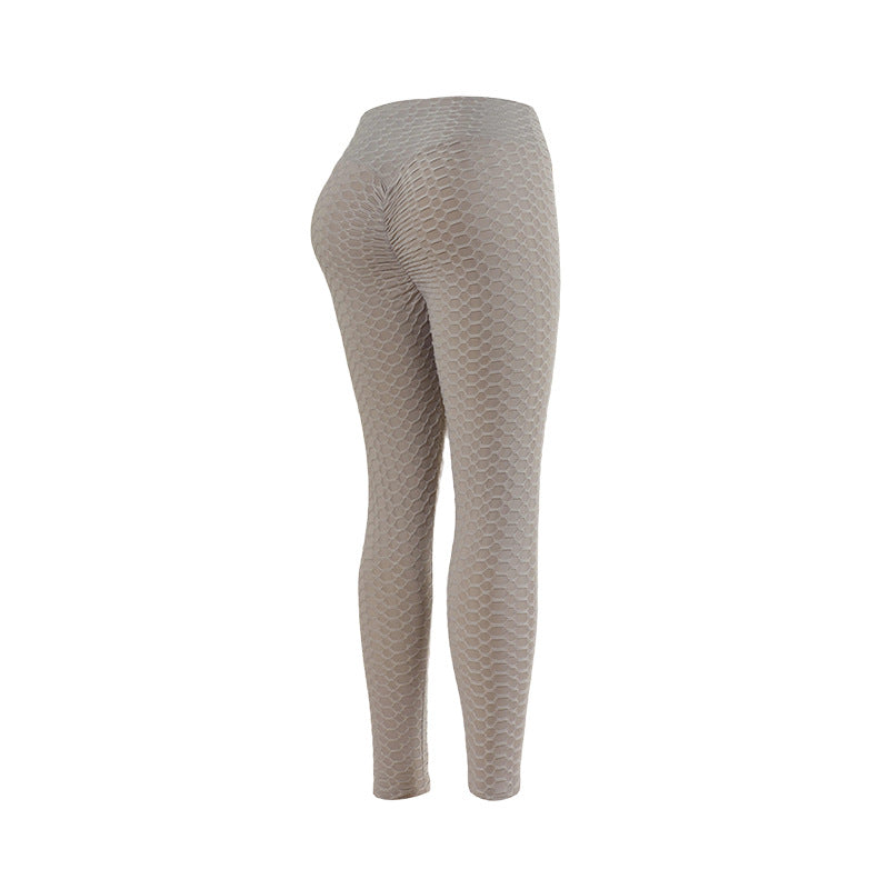 Damen Sportliche Leggings mit strukturierter Oberfläche EB