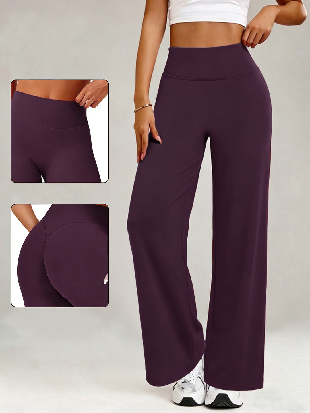 Damen Sportliche Hochbund-Hose EB
