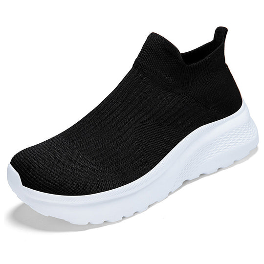 Damen Stricksneaker mit elastischem Schaft und dämpfender Sohle EB
