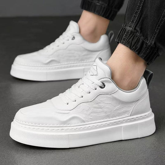 Damen modische Sneakers mit texturiertem Obermaterial und dämpfender Sohle EB