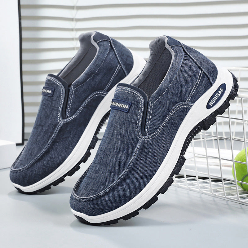 Damen Bequeme Slip-On Freizeitsneaker mit elastischem Gewebe EB