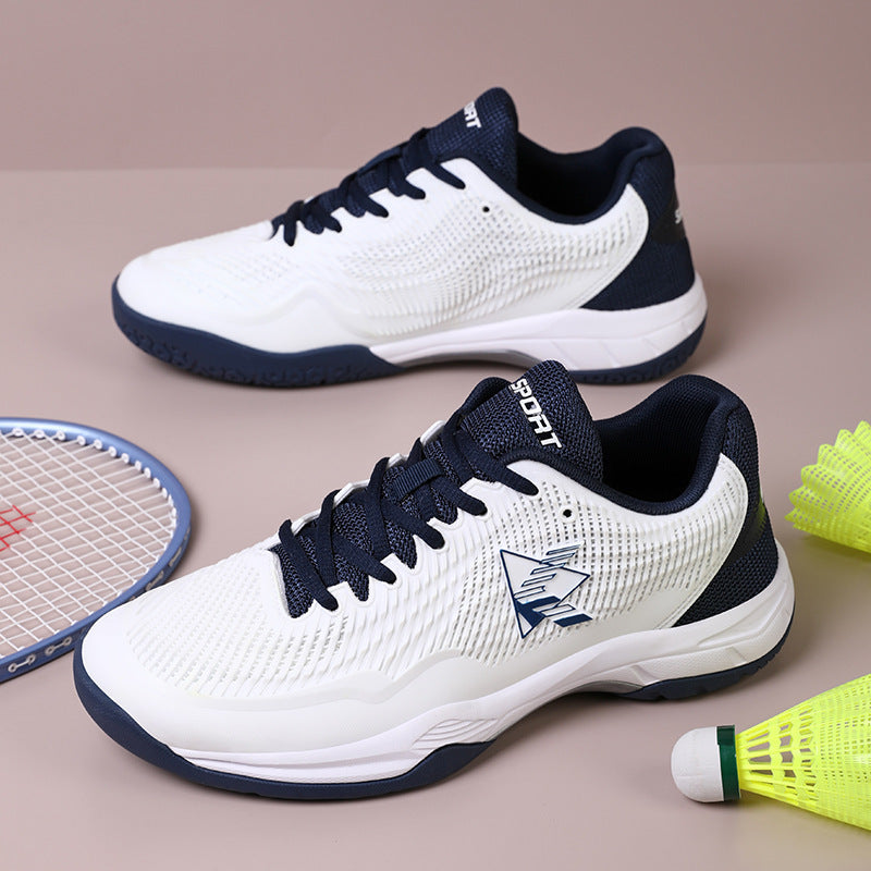 Damen Sportliche Badmintonschuhe mit rutschfester Sohle und atmungsaktiven Mesh-Einsätzen EB