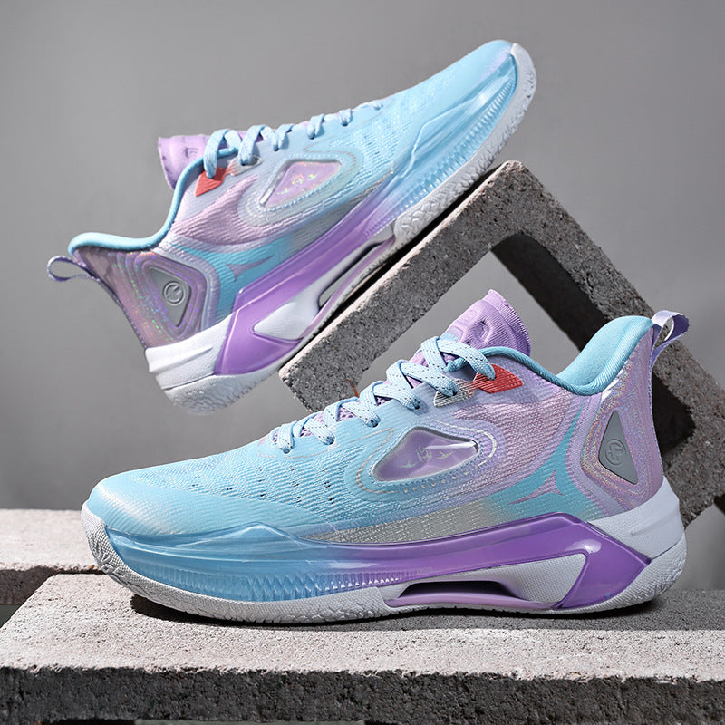 Damen Hochleistungs-Basketballschuhe mit atmungsaktivem Mesh-Obermaterial und dämpfender Sohle EB