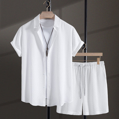 Damen Relaxed Fit Freizeitoberteil mit passender Shorts EB