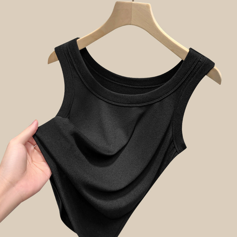 Damen ärmelloses Basic-Top aus hochwertigem Material EB