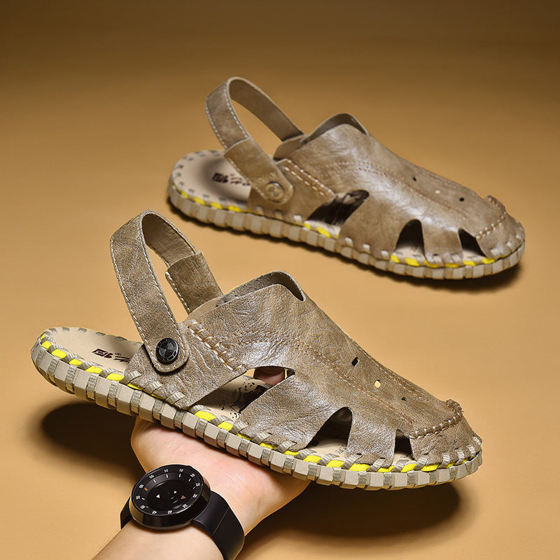 Damen Komfortable Ledersandalen EB