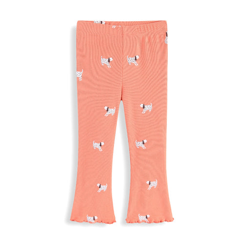 Mädchen Leggings mit fröhlichem Hunde-Muster EB