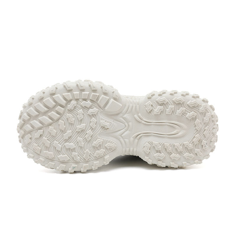 Damen Sportliche Chunky Sneakers mit atmungsaktivem Mesh-Obermaterial und dämpfender Laufsohle EB