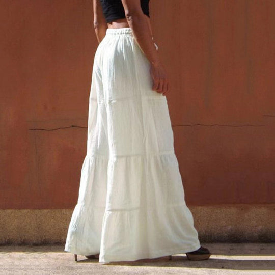 Damen Weite Culotte-Hose im modernen Look EB