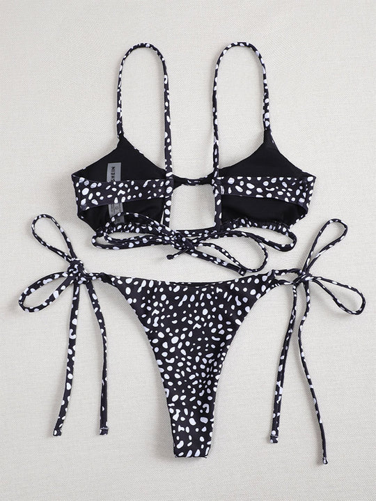 Damen Triangel-Bikini mit raffiniertem Cut-Out-Design EB
