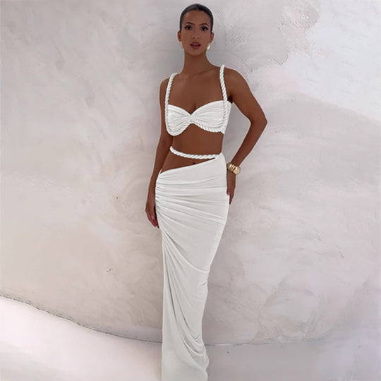 Damen Bikiniset mit elegantem Wickelrock EB