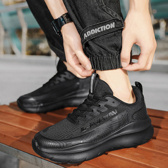 Damen Sportliche Lauf-Sneaker mit atmungsaktiver Mesh-Oberfläche und gepolsterter Sohle EB