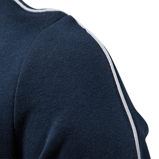 Herren Sweatjacke mit hohem Kragen und durchgehendem Reißverschluss EB