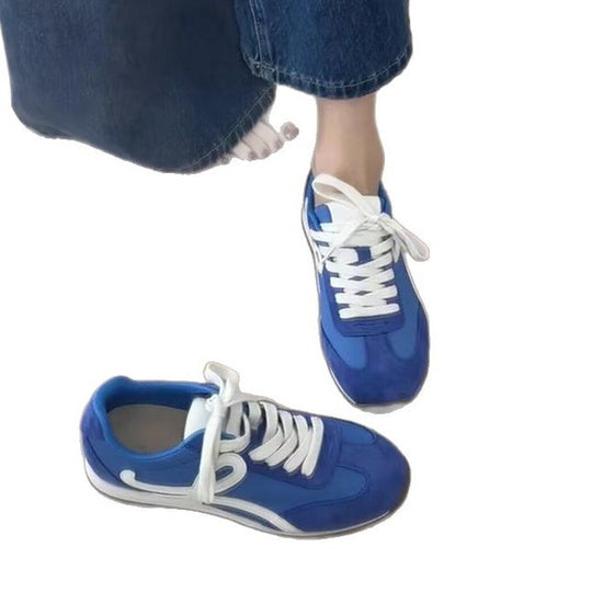 Damen sportliche Sneakers mit atmungsaktiver Mesh-Oberfläche und dämpfender Sohle EB