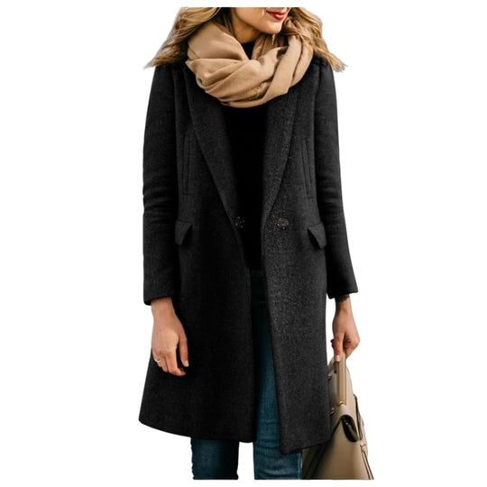 Damen eleganter Schnittmantel EB