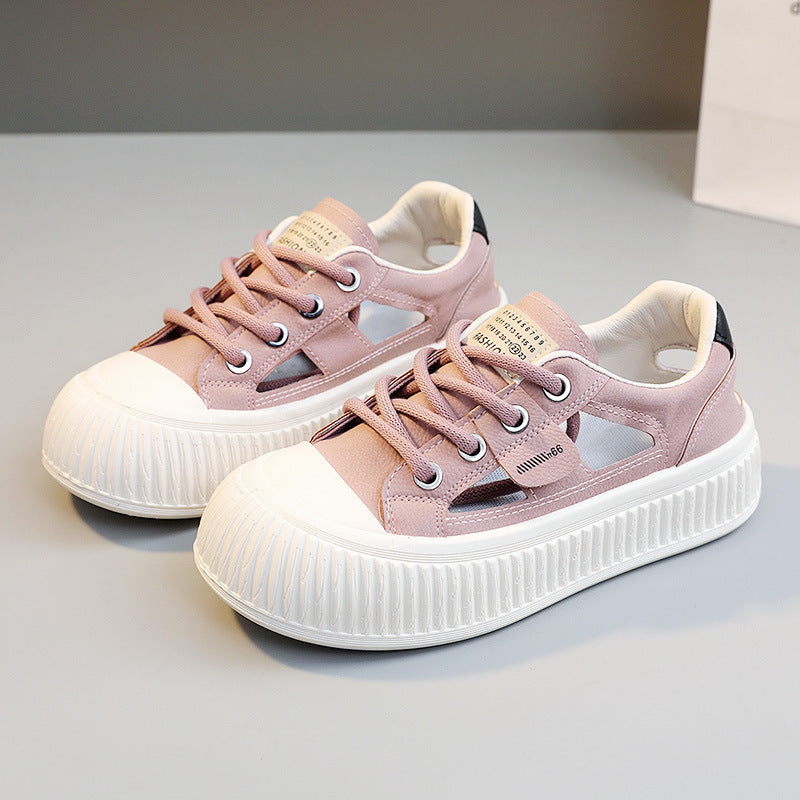 Damen Sportliche Sneaker mit atmungsaktiver Mesh-Oberfläche und flexiblem Design EB