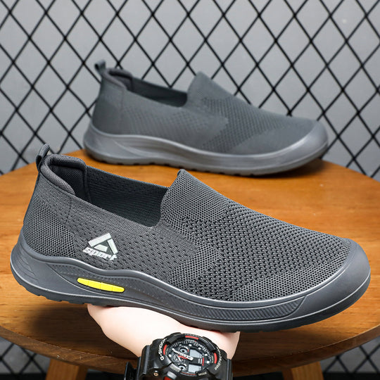 Damen atmungsaktive Slip-On Sportschuhe mit rutschfester Sohle EB