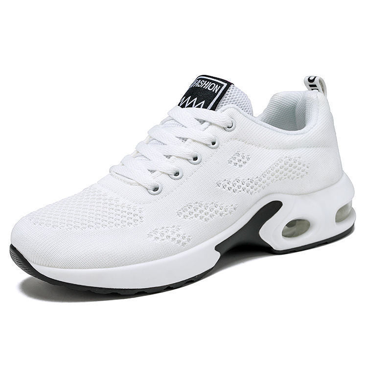 Damen Sportliche Sneaker mit atmungsaktiver Mesh-Oberfläche und dämpfender Sohle EB