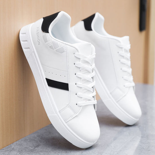 Damen Modische Sneaker mit hochwertigem Kunstleder und sportlichem Design EB