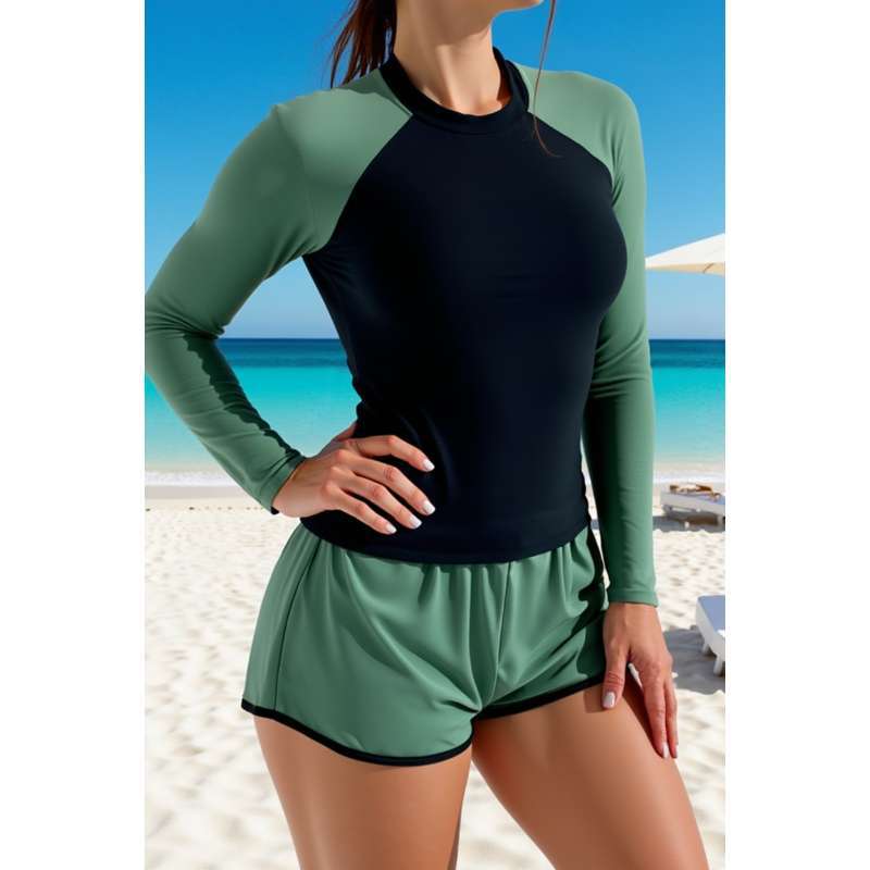 Damen Surfer-Langarmshirt EB