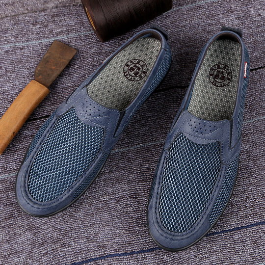 Damen atmungsaktive Slip-On Freizeitschuhe mit rutschfester Sohle EB