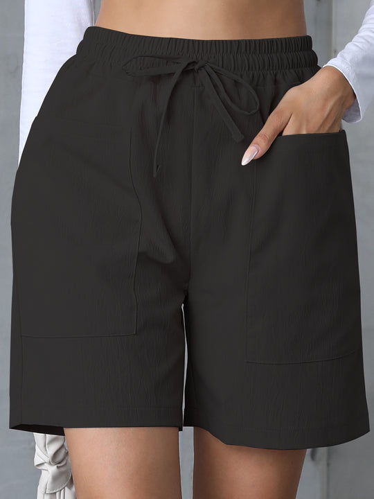 EB | Große Shorts mit hoher Taille und weitem Bein