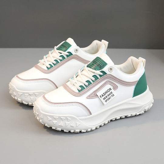 Damen sportliche Sneakers mit rutschfester Profilsohle und atmungsaktiver Obermaterialstruktur EB