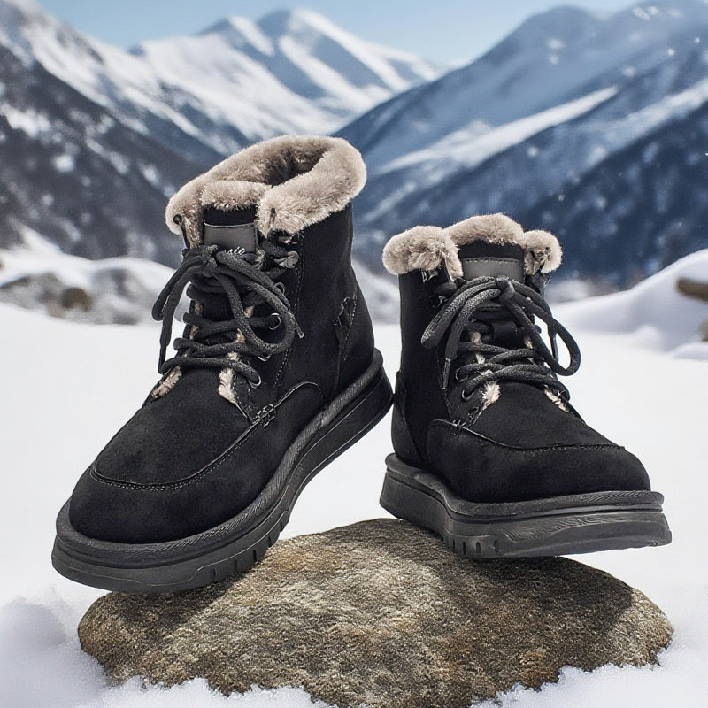 Damen Sportliche Winterstiefel mit warmem Innenfutter und rutschfester Sohle EB