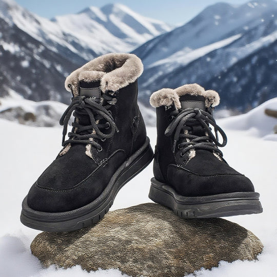Damen Sportliche Winterstiefel mit warmem Innenfutter und rutschfester Sohle EB
