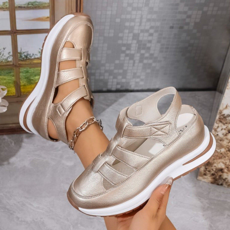 Damen sportliche Sneaker mit atmungsaktivem Obermaterial und rutschfester Sohle EB