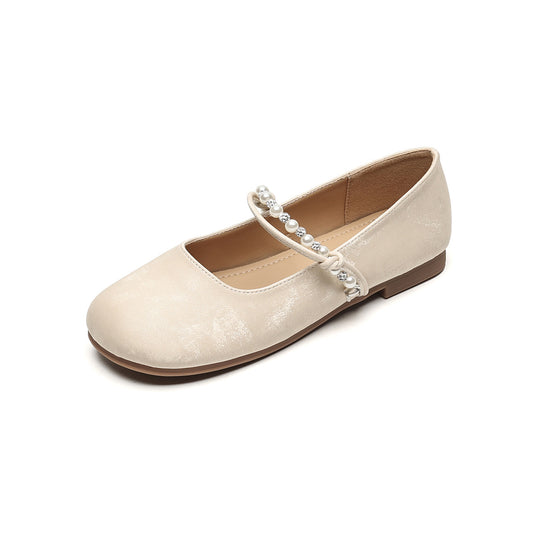 Damen Ballerinas mit eleganter Perlenapplikation EB