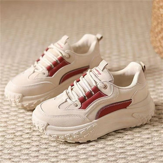 Damen Sportliche Sneakers mit rutschfester Sohle und atmungsaktiver Konstruktion EB