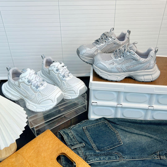 Damen Sportliche Lauf-Sneaker mit atmungsaktivem Obermaterial und gepolsterter Innensohle EB