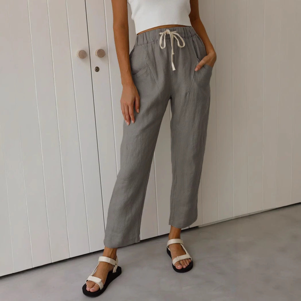 Damen luftige und bequeme Schalenshorts mit elastischem Bund EB