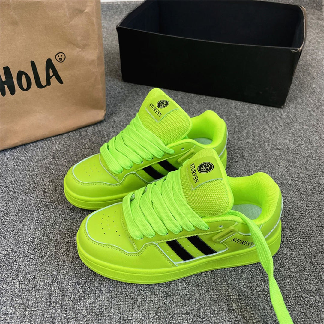 Damen Sportliche Sneaker mit gepolsterter Laufsohle und atmungsaktivem Obermaterial EB