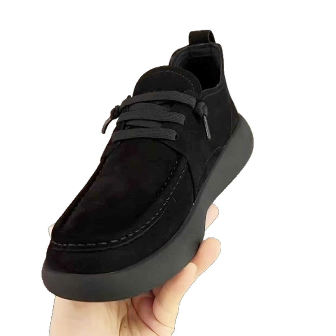 Damen lässige Schnürschuhe aus hochwertigem Wildleder EB