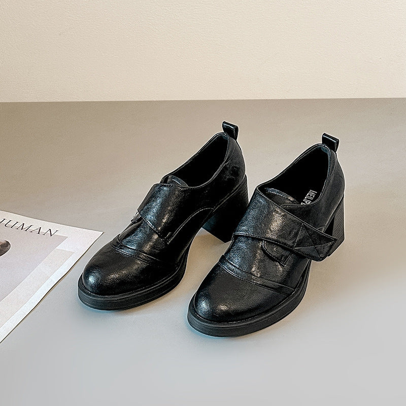 Damen elegante High-Heels mit breitem Komfortriemen EB