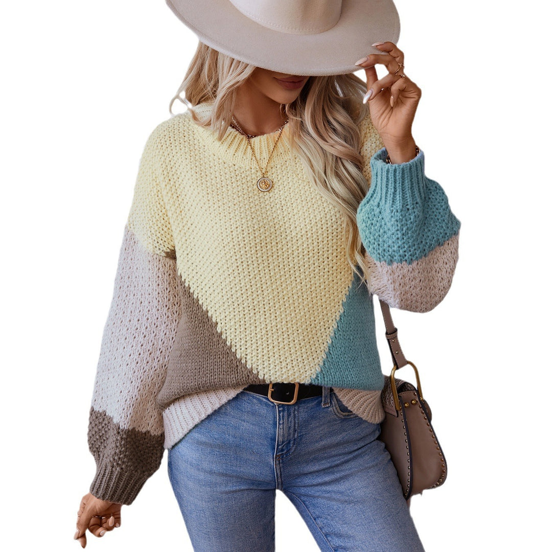 Damen gestrickter Pullover EB
