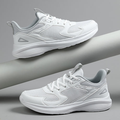 Damen Sportliche Sneakers mit atmungsaktivem Mesh und rutschfester Sohle EB